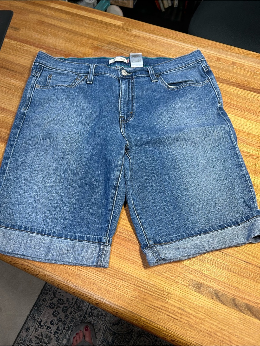 Levi Vintage Denim Shorts Sz 14